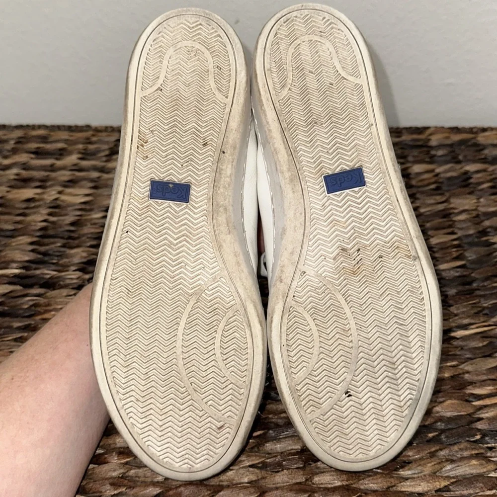Keds x Kate Spade New York Ace leather white sneakers size‎ 7